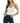 Morgan De Toi Cream Viscose Tank Tops