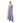 Liu Jo Blue Cotton Long Dress