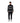 Lacoste Black And White Polyester Sweatsuit
