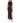 Guess Brown Polyamide Long Dress