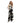Replay Black And White Viscose Long Dress