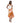 Desigual Orange Viscose Long Skirt