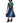 Desigual Blue Cotton Long Skirt