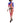Desigual Purple Polyester Long Dress