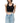 Karl Lagerfeld Black Viscose Top