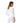 Guess White Cotton Full-Length Jacket