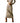 Desigual Beige Viscose Long Skirt