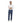 Borghese Blue Linen Casual Pants