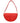 Patou Red Leather Shoulder Bag