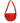 Patou Red Leather Shoulder Bag