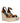 Versace Brown Leather Wedge Sandals