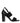 Max Mara Black Fabric Platform Sandals