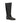 PINKO Black Calf Leather Bos Taurus Flat Boots