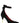 Valentino Garavani Black Goatskin High Heel Pumps