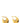 Saint Laurent Gold Metal Earrings