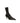 Khaite Black Calf Leather Bos Taurus Ankle Boots