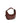 Moschino Bordeaux Calf Leather Bos Taurus Handbag