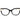 Max & Co Black Plastic Glasses (Frames)