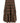 R13 Brown Cotton Mini Skirt