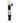 Prada Black Stainless Steel Keychain