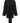 The Andamane Black Polyester Short Dress