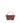 Fendi Bordeaux Calf Leather Bos Taurus Shoulder Bag