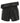 Rick Owens Black Lamb Leather Bermuda Shorts
