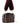 PINKO Bordeaux Lambskin Shoulder Bag