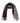 Gucci Monogram Charcoal Grey Cashmere & Wool Scarf with Red & Navy Stripe