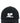 Courrèges Black Cotton Cap (Baseball Hat)
