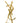 Saint Laurent Gold Brass Broch