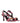 Versace Pink Leather Stiletto Heel Sandals