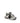 Off-White Gray Fabric Athletic Sneakers