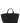 Ganni Black Recycled Cotton Tote Bag