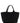 Ganni Black Recycled Cotton Tote Bag