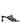 Stella McCartney Black Leather Stiletto Heel Sandals
