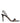 Gianvito Rossi Black Leather Stiletto Heel Sandals
