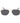 Polaroid Gold Metal Sunglasses