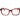 Max & Co Red Plastic Glasses (Frames)
