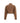 Brunello Cucinelli Brown Calf Leather Bos Taurus Denim Jacket