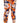 LANACAPRINA Blue Floral Print Skinny Slim Fit Trousers Pants LANACAPRINA 