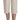Silvian Heach Cream Mid Waist Cotton Straight Cropped Pants Silvian Heach