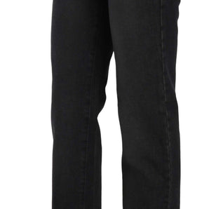 Just Cavalli Elevate Your Style: Chic Black High Waist Denim