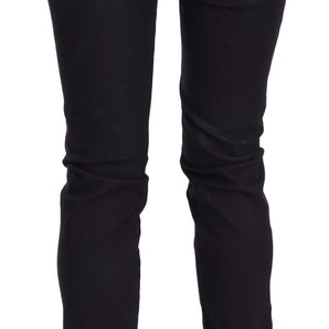 Just Cavalli Chic Black Low Waist Skinny Denim