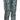 Dolce & Gabbana Pantalones cónicos de seda con estampado azul y cintura alta