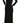 John Richmond Black Silk Sheath Maxi Dress with Sequins John Richmond 