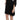 John Richmond Elegant Black Sequined Silk Mini Dress