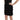 John Richmond Elegant Black Sheath Silk Dress John Richmond