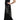 John Richmond Enchanting Black Maxi Flare Dress John Richmond