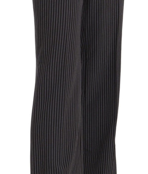 BENCIVENGA Black Striped Cotton Sretch Dress Trousers Pants BENCIVENGA 